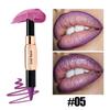 2IN1 Tapered Gradient Lip Liner & Lipstick Pen Long Lasting Waterproof Nude Matte Lip Contour Plumping Lipstick Non Stick Makeup