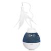 Catit Pixi Spinner Blue Rotating Cat Treat Dispenser with Night Light Motorized Toy