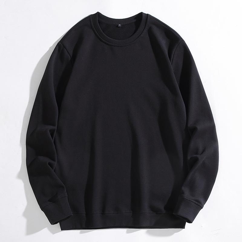 320g Großschleifen-Frottee-Sweatshirt, Rundhalsausschnitt, Trendig für Frühling/Herbst, Gruppenkauf unterstützt, Verdickt mit individuellem Logodruck