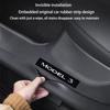 2 4 8Pcs ForTesla Model3/Y Highland 24-25ABS Front Rear Door Sill Protector Threshold Strip Anti-kick Guard Panel Waterproof Pad