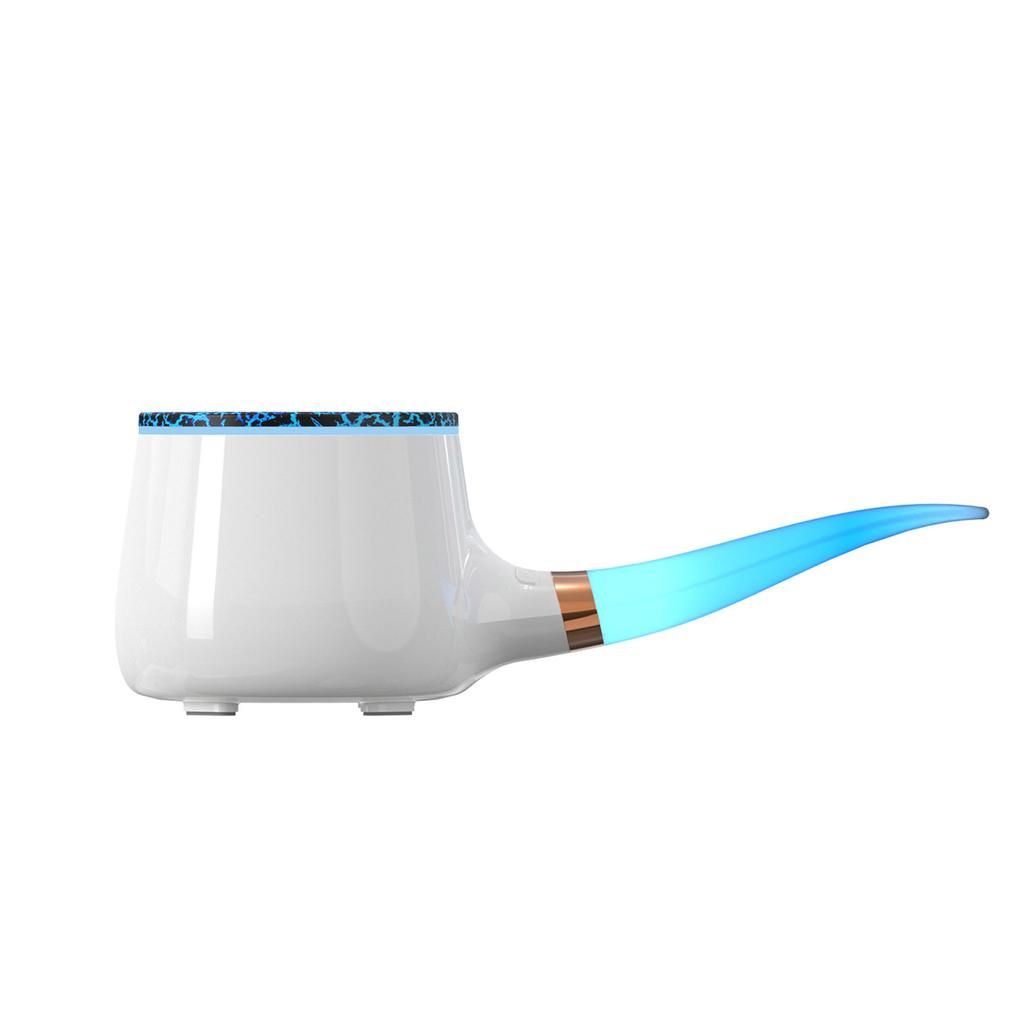 Aromatherapy Pipe Essential Diffuser w/  Night Light Essential Oil Aromatherapy Humidifier Smoke Ring Humidifier for Home Office