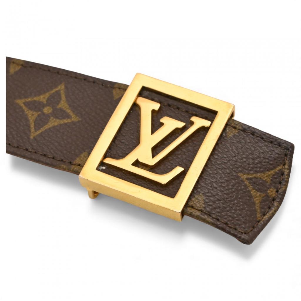 Auth LOUIS VUITTON Monogram Ceinture Belt Vintage Lv6507gh
