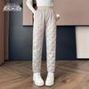 XueZhongFei Women's Seamless Lightweight Duck Down Cuffed Innerwear Pants