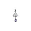 Amethyst Dangle Pendant: 925 Sterling Silver Jewelry
