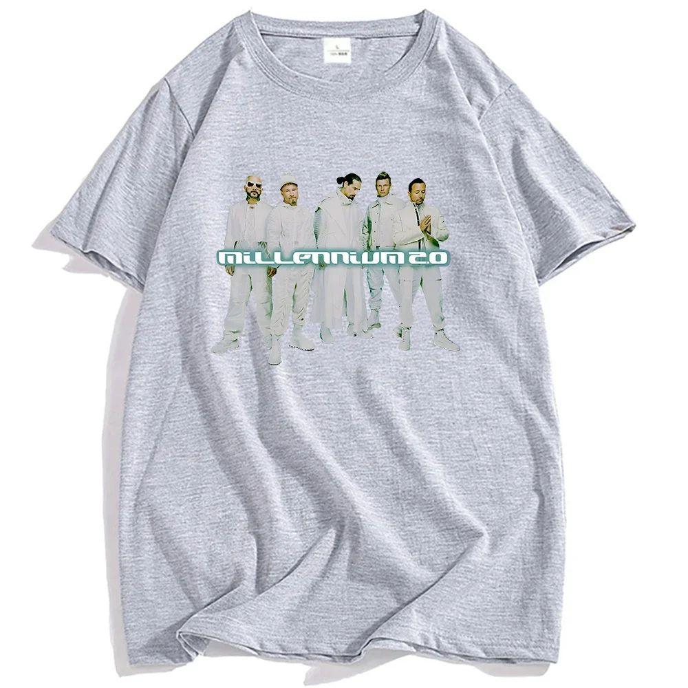 Backstreet Boys Millennium 2.0 T-Shirt Kurzarm T-Shirts Lässige Mode T-Shirt O-Ausschnitt Grafik-Tees Unisex