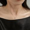 S925 Sterling Silver Marquise Zirconia Pendant Necklace for Women