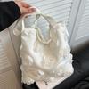 Fashion Girly Underarm Bag Women's Spring Large-capacity Three-dimensional Flower Shoulder Tote Bag