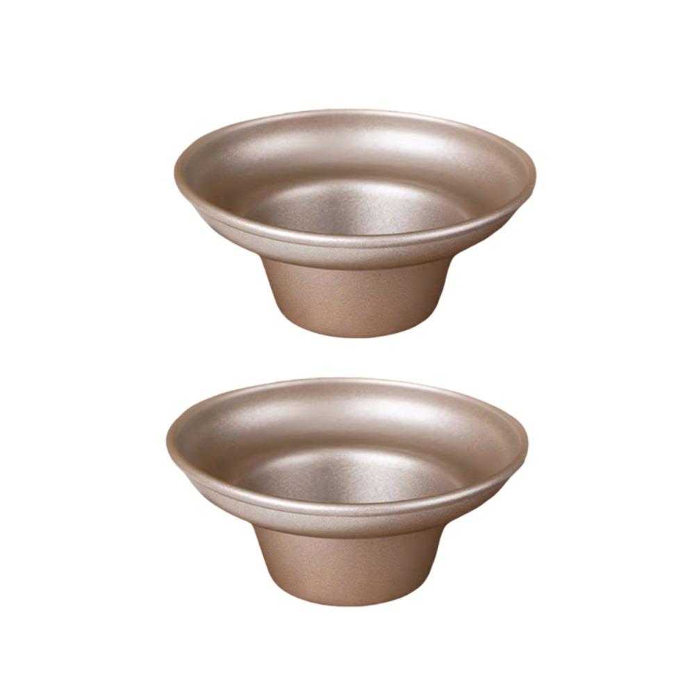 

2pcs Carbon Steel Mushroom Shape Cupcake Mold Reusable Baking Mold Cupcake Baking Tray Household S