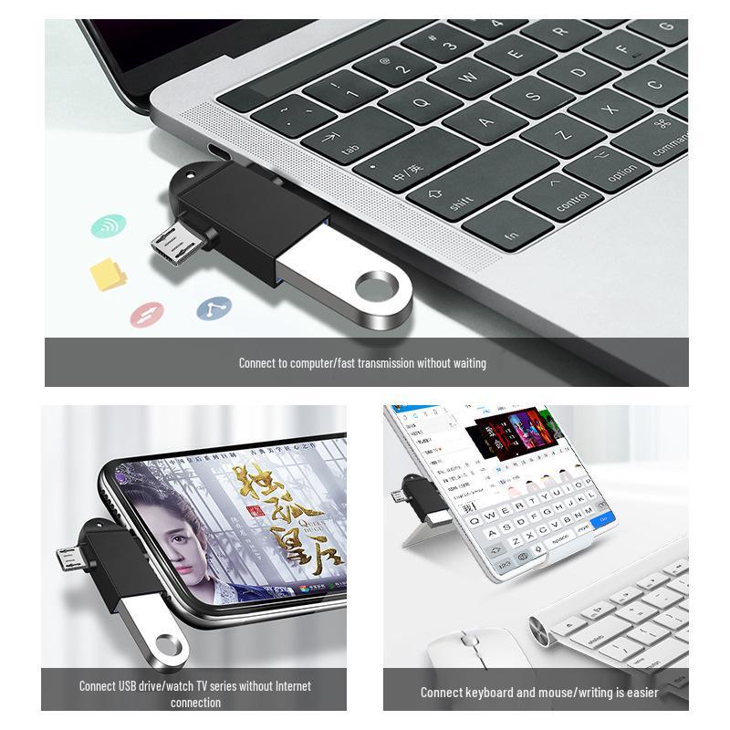 USB 3.0 High-Speed Type-C OTG Adapter for Android: Connect USB Drives, Keyboards, and Mice