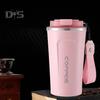 510ML Travel Coffee Mug Spill Proof with Seal Lid Insulated Eco-friendly Easy One-handed Drinking Stainless Steel Cup