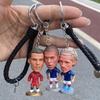 Portachiavi della Coppa del Mondo: Figure di Ronaldo, Mbappé, Messi, Kane, Yamal
