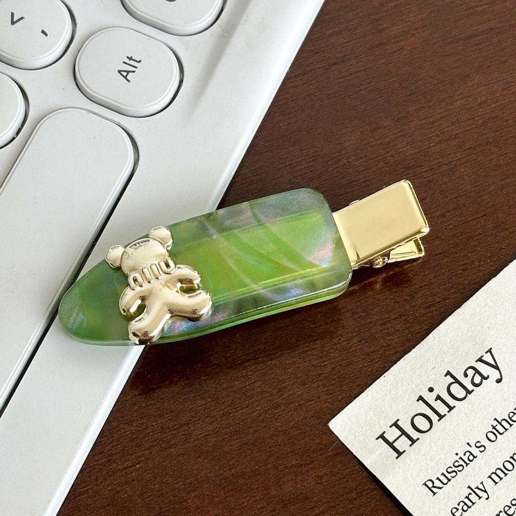 Design Highend Bear Hair Clips For Women In Vibrant Acetate Colors Perfect For Any Outfit