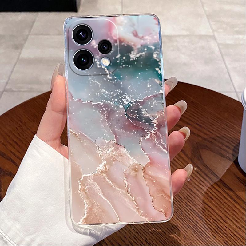 For Oppo Reno 15C 5G PMD110 Case Clear Luxury Cute Love Rabbit Funny Painting TPU Soft Silicone Casing For Oppo Reno15C 5G Cover