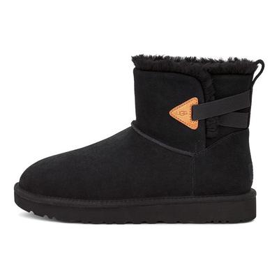 Bailey Flex Warm Rutschfest Lässig Bequem Kurze Schneestiefel Damenstiefel Schwarz 1127390-BLK