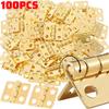 Mini Butt Hinges 180 Degree Folding Hinge with Screw DIY Jewelry Box Dollhouse Miniature Furniture Cabinet Closet Small Hinges