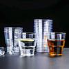 200ml Thickened Disposable Hard Plastic Cups (60-Pack)