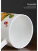 Handmade Mutton Fat Jade Porcelain Mug with Lid and Filter - Luxury Office Teacup