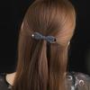 For Girls Bow Crystal Zircon Small Hair Clip Korean Ponytail Holder Hairgrip Women Spring Clip