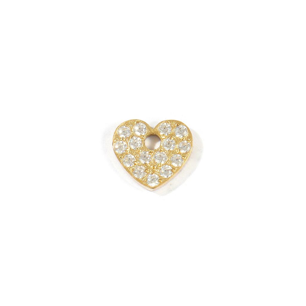 1 Piece Mini Flower Heart Star 304 Stainless Steel Charms Multicolor Cubic Zirconia 18K Gold Plated Pendant DIY Necklace Making