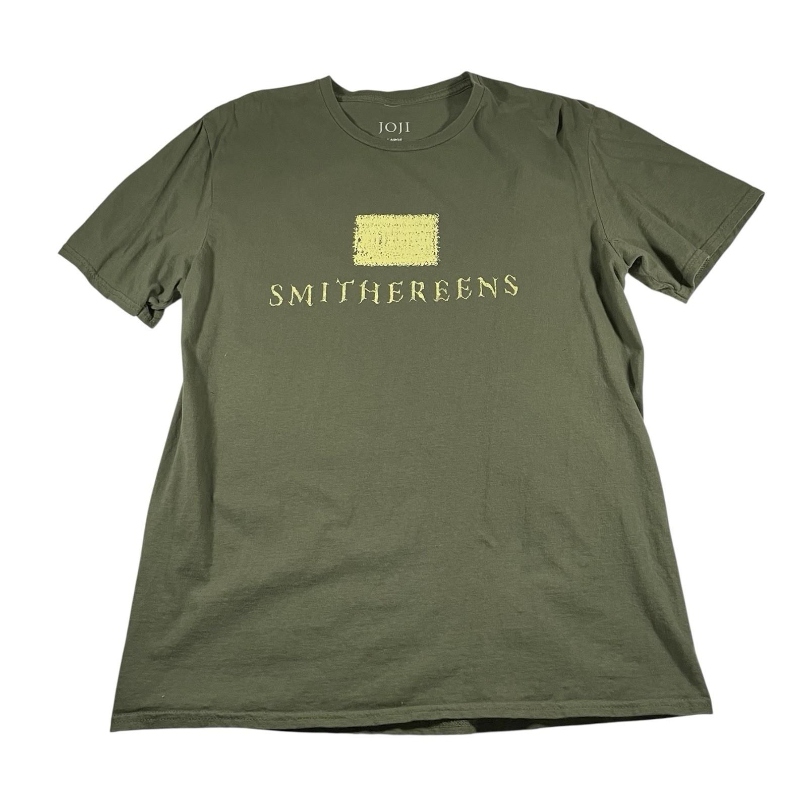 Joji Smithereens T L Oblivion 2023 Concert Olive Green Graphic Print Unisex T-Shirt L