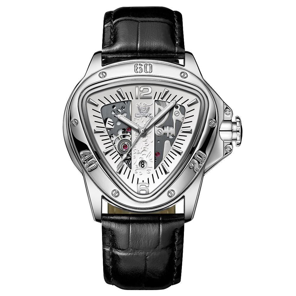 OPK Watch Men's Casual Triangle Large Dial Quartz Watch Men's