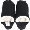 Indoor slippers that combine the best of both slippers and Fluffy slub tweed and sheepskin boa in Size M A new type of room and Easy to wash when