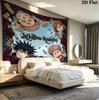 Jujutsu Kaisen Wandteppich Ästhetisches Wandbehang Gedruckter Stoffdecke Dekorative Wandteppiche Für Schlafzimmer Wohnzimmer Heimdekoration