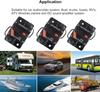 DaierTek 30A-300A Circuit Breaker 12V Trolling with Manual Reset Boat Manual Power Protect for Audio Fuse Car 48VDC Waterproof