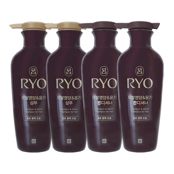 RYO Classic Hair Nourishing Shampoo 400ml x2 + Conditioner 400ml x2