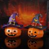 Friendly Resins Halloweens Decoration With Detailed Carveds Pumpkins And Spookys Face Design For Indoor and Outdoor Use