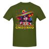 Piece La Catrina Funny Graphic  Cotton TShirt Cinco De Mayo Tees Tops For Unisex
