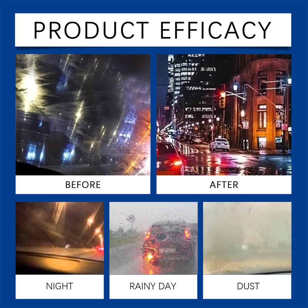 Wiper Fluid Tablets Car Window Cleaner Glass Cleaner 20X Effervescent Tablet Concentrated Car Windshield Cleaner Stain Remover