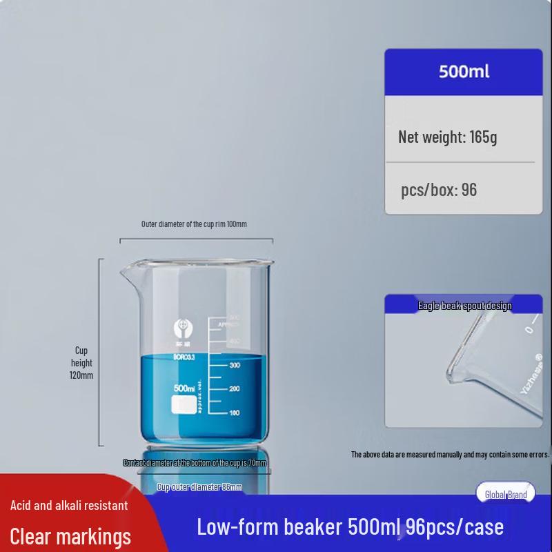 Mubaisen Graduated Glass Beaker