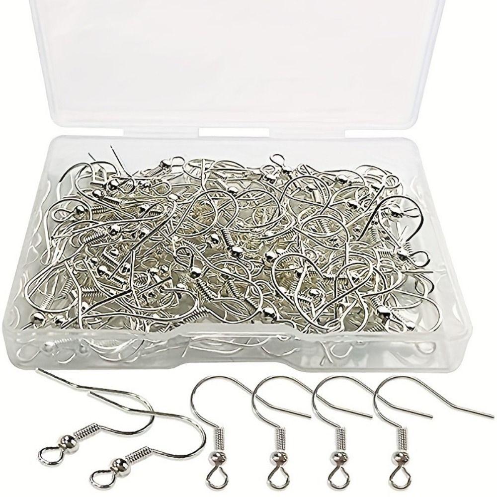 100Pcs Iron Earring Hooks Hypoallergenic Earwire Jewelry Parts Creative DIY Earring Accessories  DIY