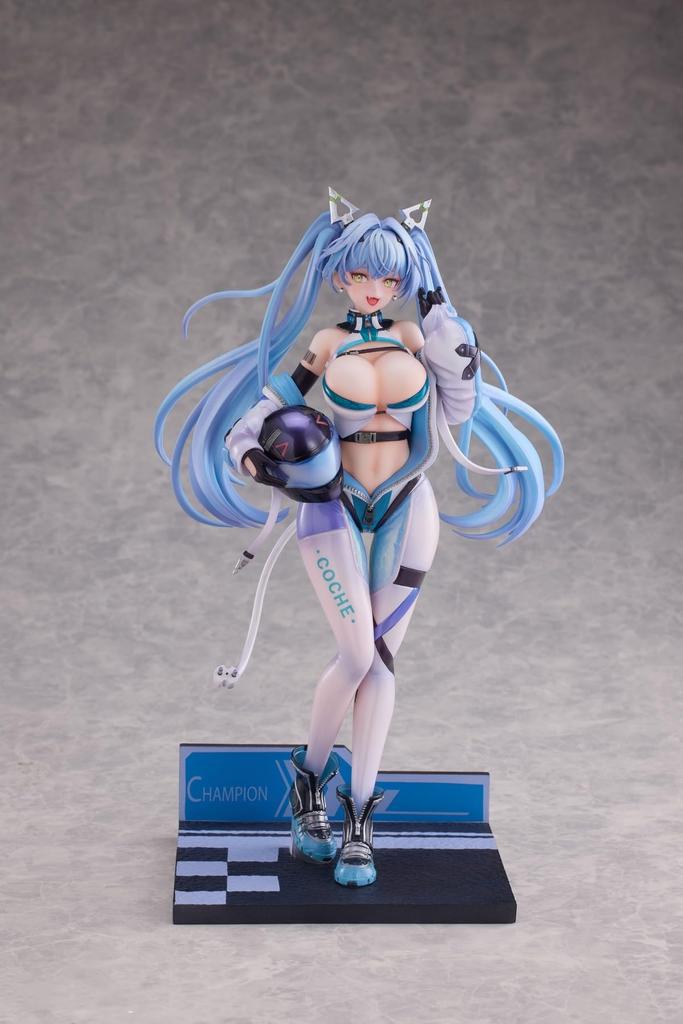 1/7 Maßstab PVC & ABS bemalte Figur von "Motorradmädchen Ayla" basierend auf Mishnes Originalillustration