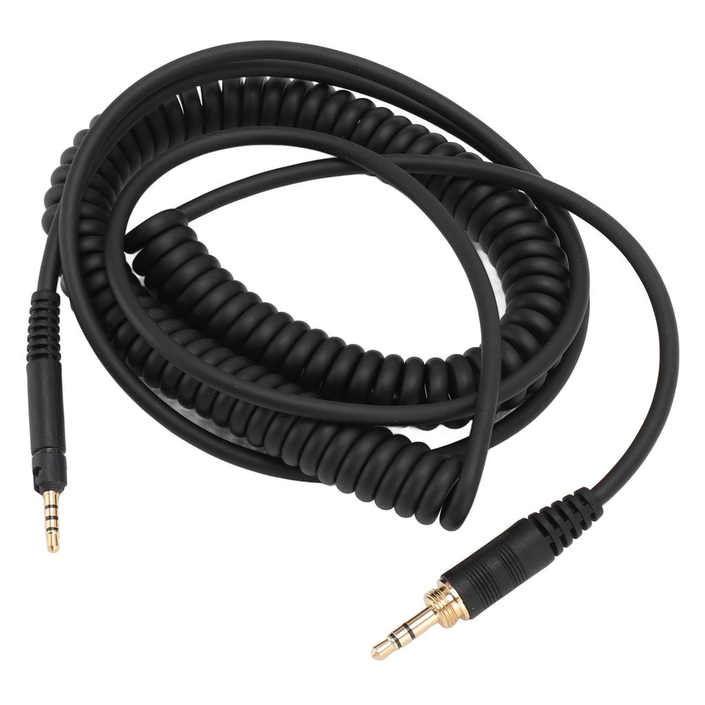 Coiled Headphone Cable Replacement Headset Sound Cord for Sennheiser HD598 HD598Cs HD599 HD569 HD579 HD558 HD518