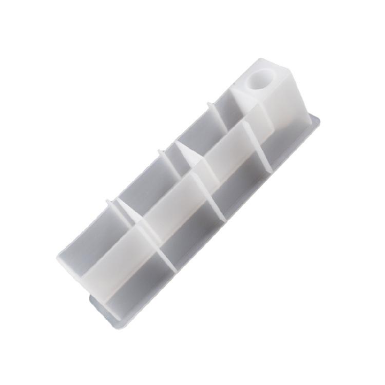 Rectangle Incenses Holder Silicone Molds Candle Holder Resin Molds Easy to Clean