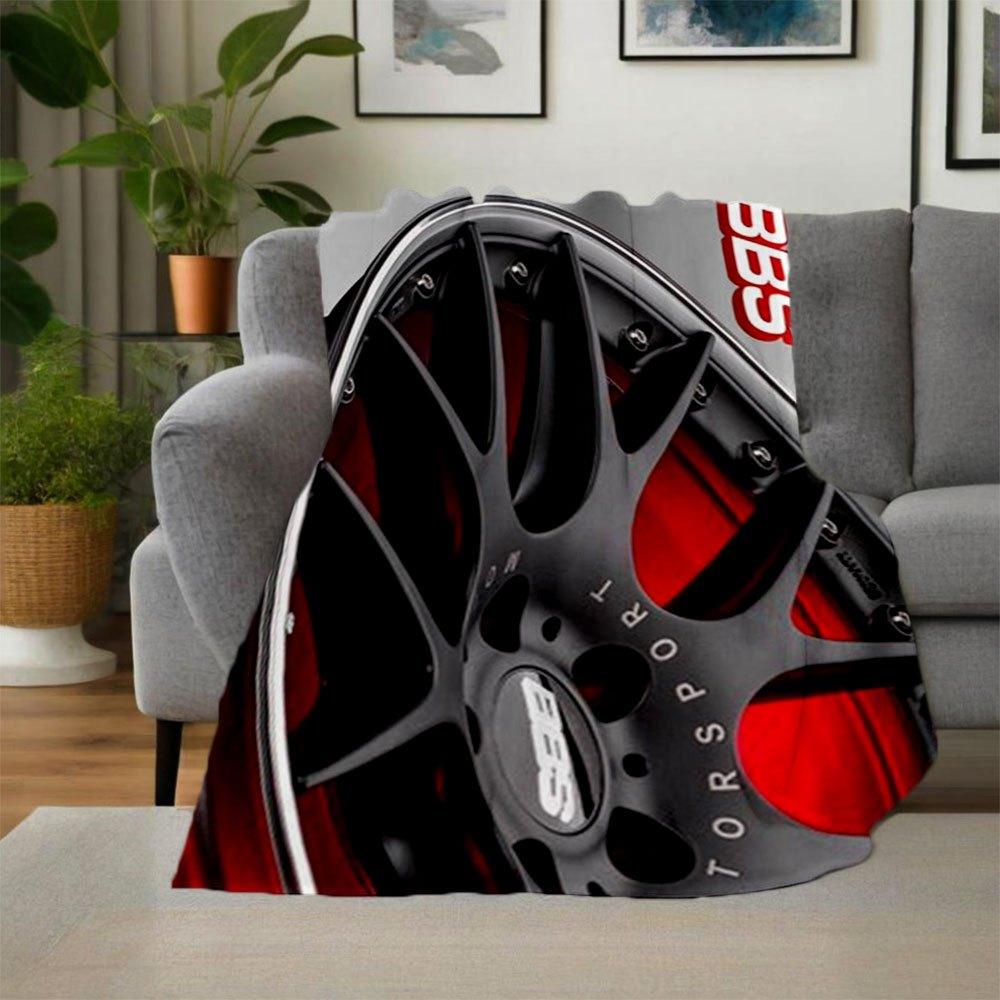 BBS Motorsport Wheel Rim Red Black Finish - High Quality Car Accessories & PartsBlanket Flannel Throw Blanket for Sofa, Bed, Travel, Camping