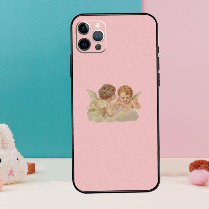 Coque de téléphone esthétique Ange de la Renaissance Pour iPhone 17 Air 16 15 14 13 11 12 Pro Max 12 13 mini 15 16 Plus 16e Cover Coque