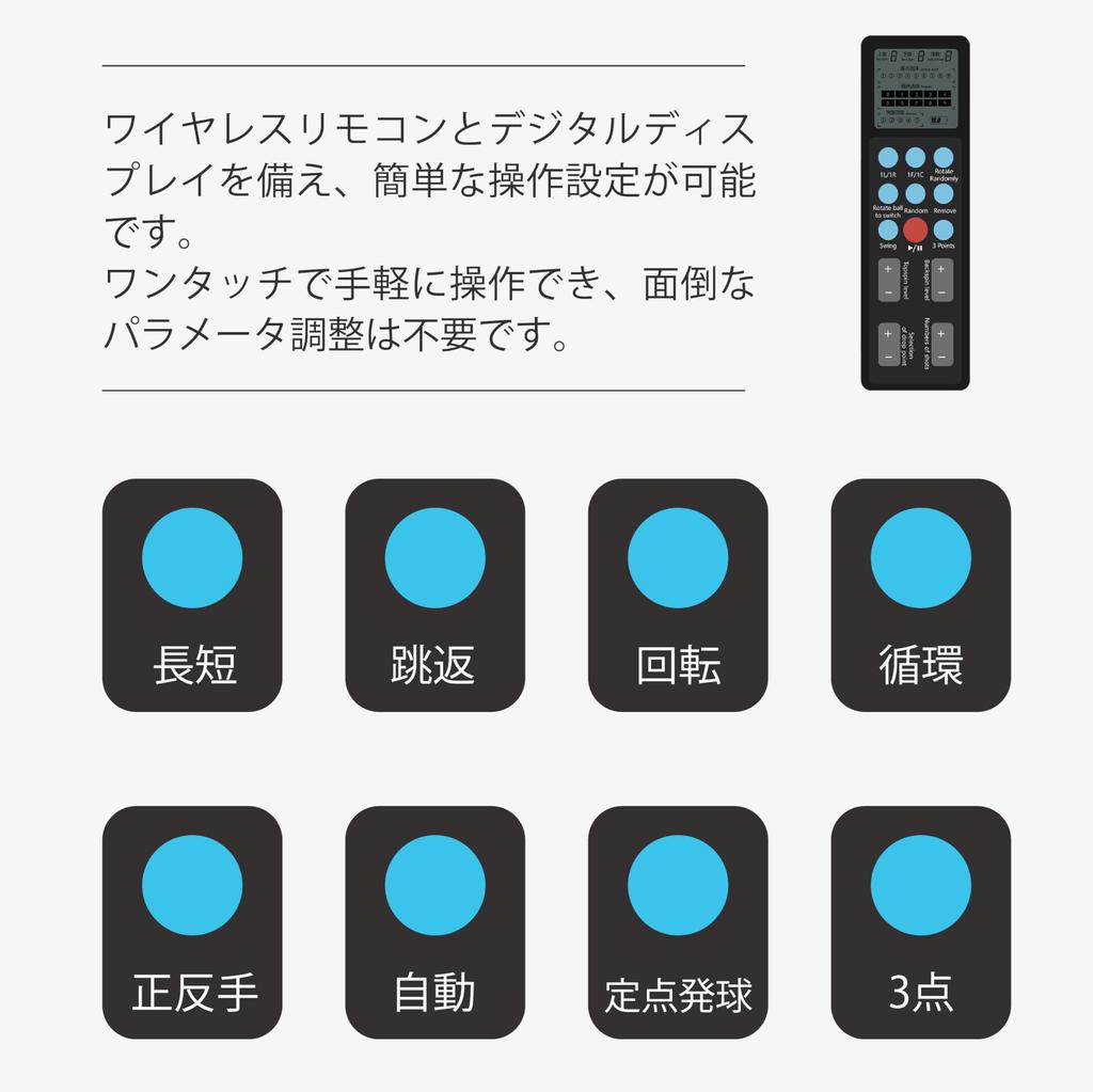 FOVNY Ping Pong Robot Machine, Improved Table Tennis Robot, Automatic 9-Point Ping Pong Ball Robot with Wireless Remote Control [PSE Certified]