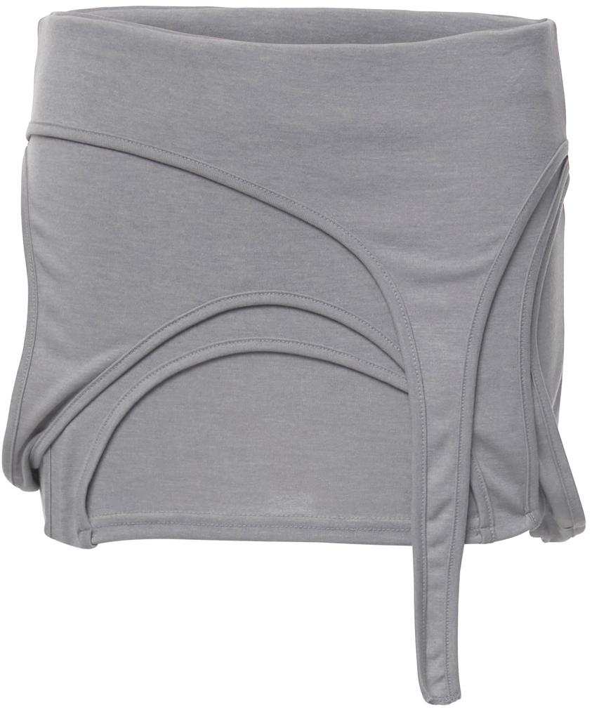 Peulleeoeob 4-Layered Skirt (Fl-268_Gray)