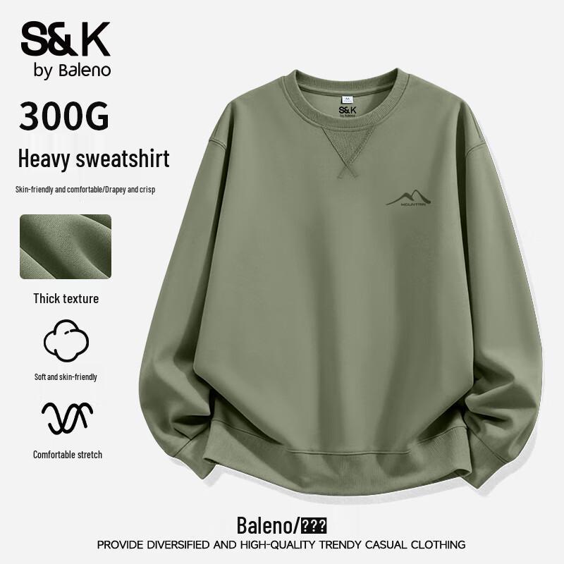 Baleno S&K Men's JPB Mountain Line Crewneck Sweatshirt