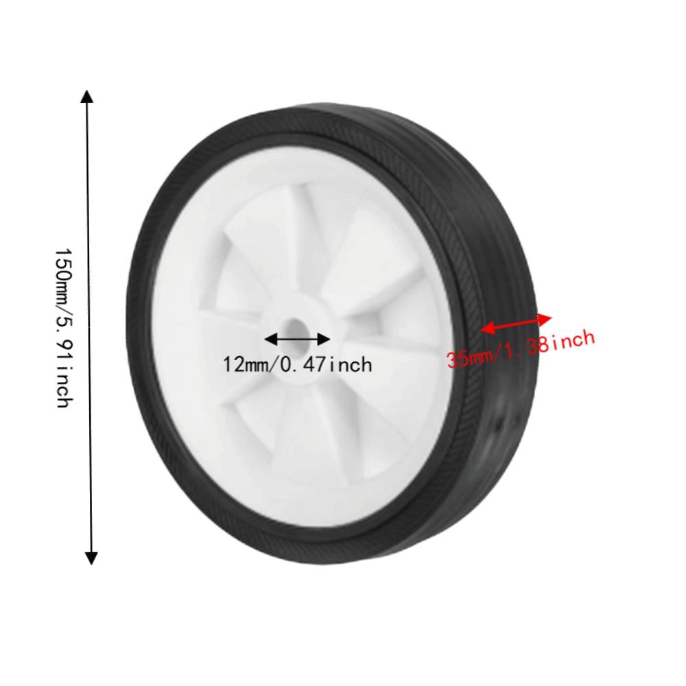 2pcs Replacement Universal Wheel Replacement Parts Increasing Maneuverability