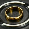 4MM Personalized Rhombus-Faceted Titanium Steel Ring for Women