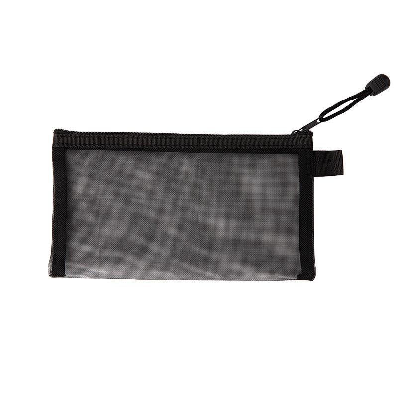 1pcs Mesh Pencil Case, Large-capacity Transparent Zipper Storage Bag, Portable Pencil Case and Stationery Bag for Students' Exams