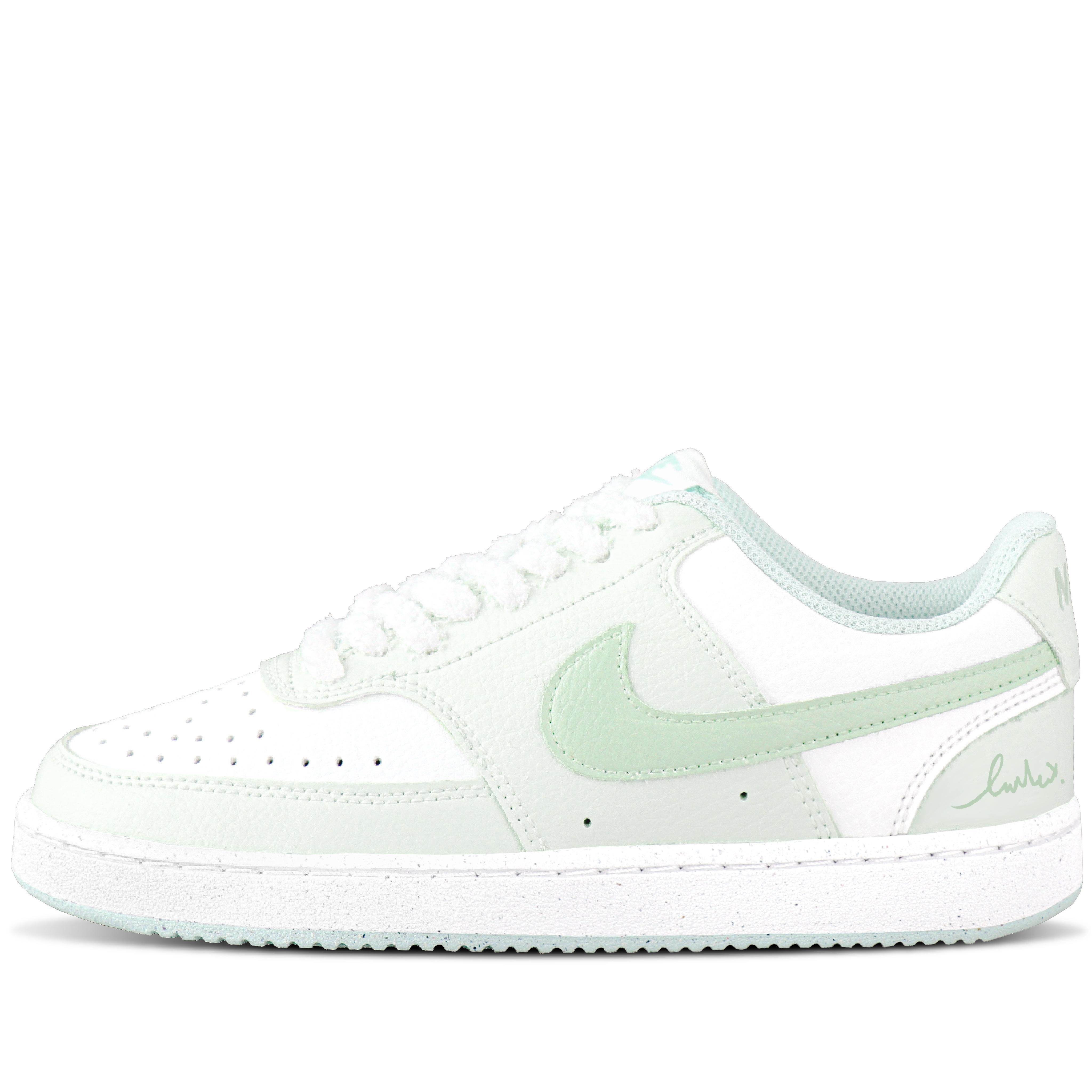 

Nike Court Vision 1 Leather Abrasion Resistant Lightweight Wear resistant And Lightweight Low top Skateboard Shoes DH3158-301(Team1559-) 39