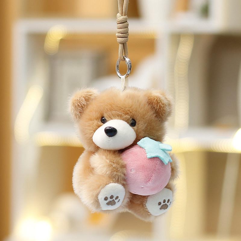 Plüschbär Schlüsselanhänger Niedliche Weiche Puppe Als Geschenk Und Taschendekoration