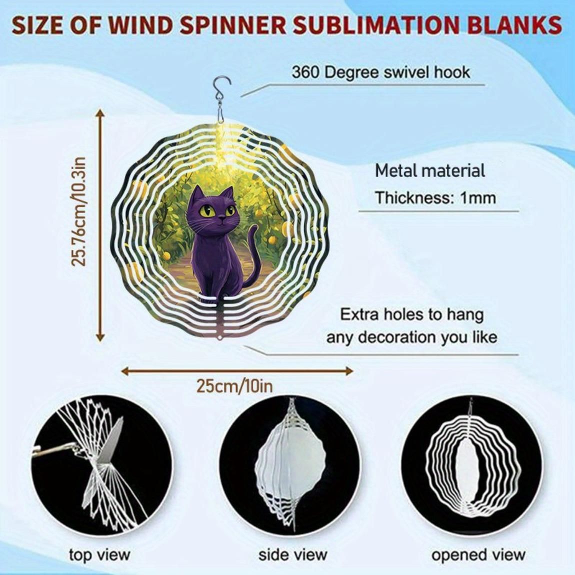 

Лесная тропа Узор лисы Уличная подвесная ветряная мельница Колокольчик ветра Бесконечное вращение Классический стиль Декор для двора и сада для дома