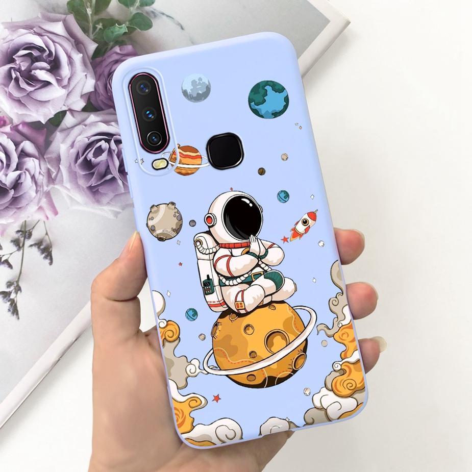 For Vivo Y12 Case Vivo Y15 Y17 1902 1904 Cute Fashion Cartoon Cover Soft Silicone Phone Case For Vivo Y15 Y 12 17 VivoY12 Fundas