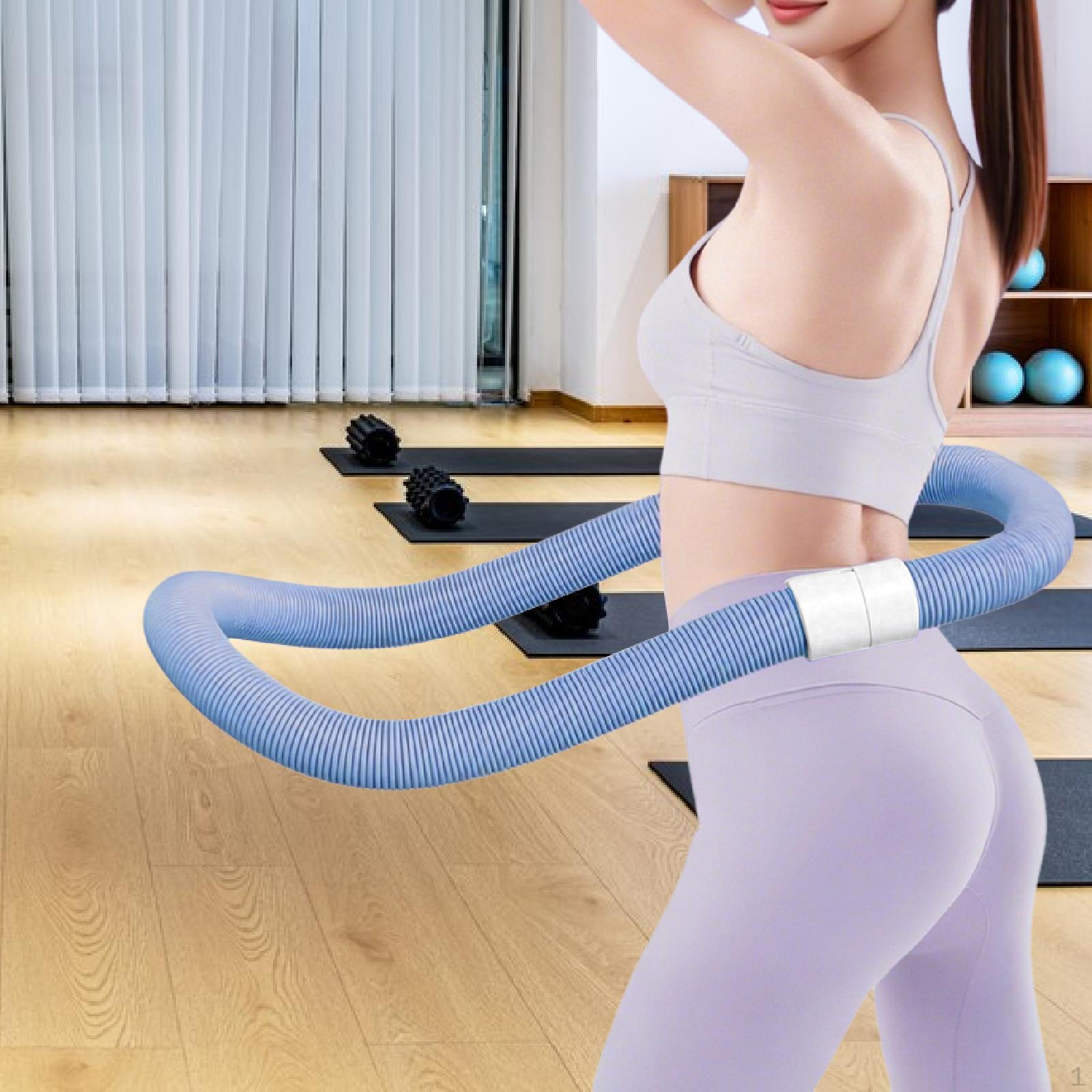 

Fitness Hoop Abdomen Circle Accessories Exercise Equipment Weighted Spring синий